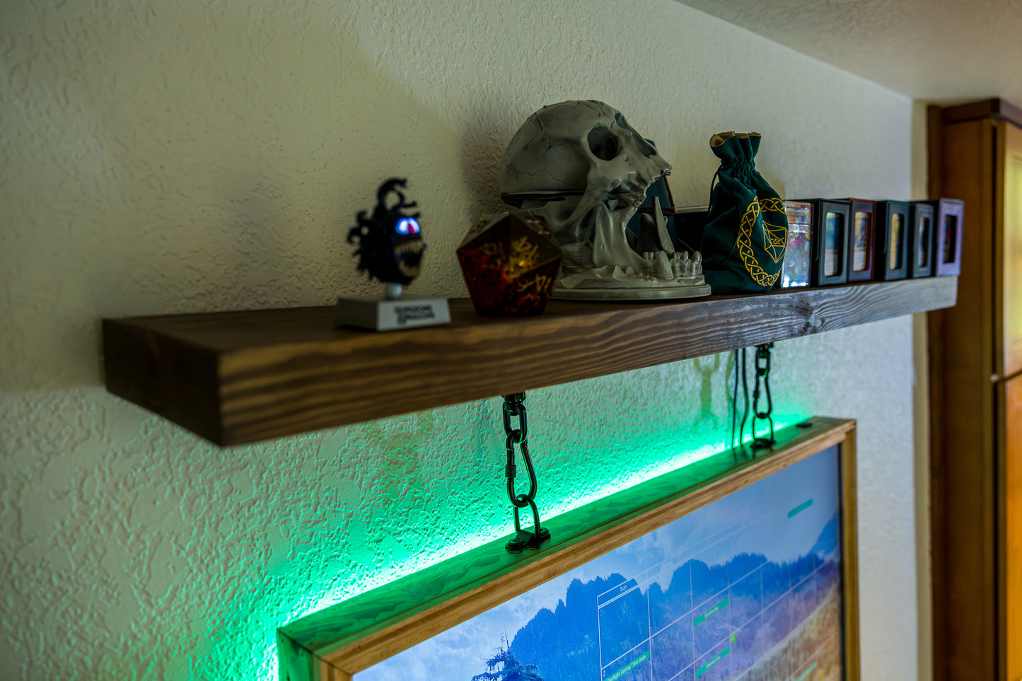 Slim Wall Mounted Version (Floating Shelf Included)