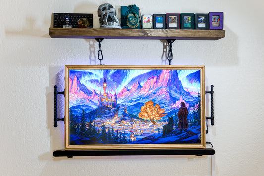 Slim Wall Mounted Version (Floating Shelf Included)