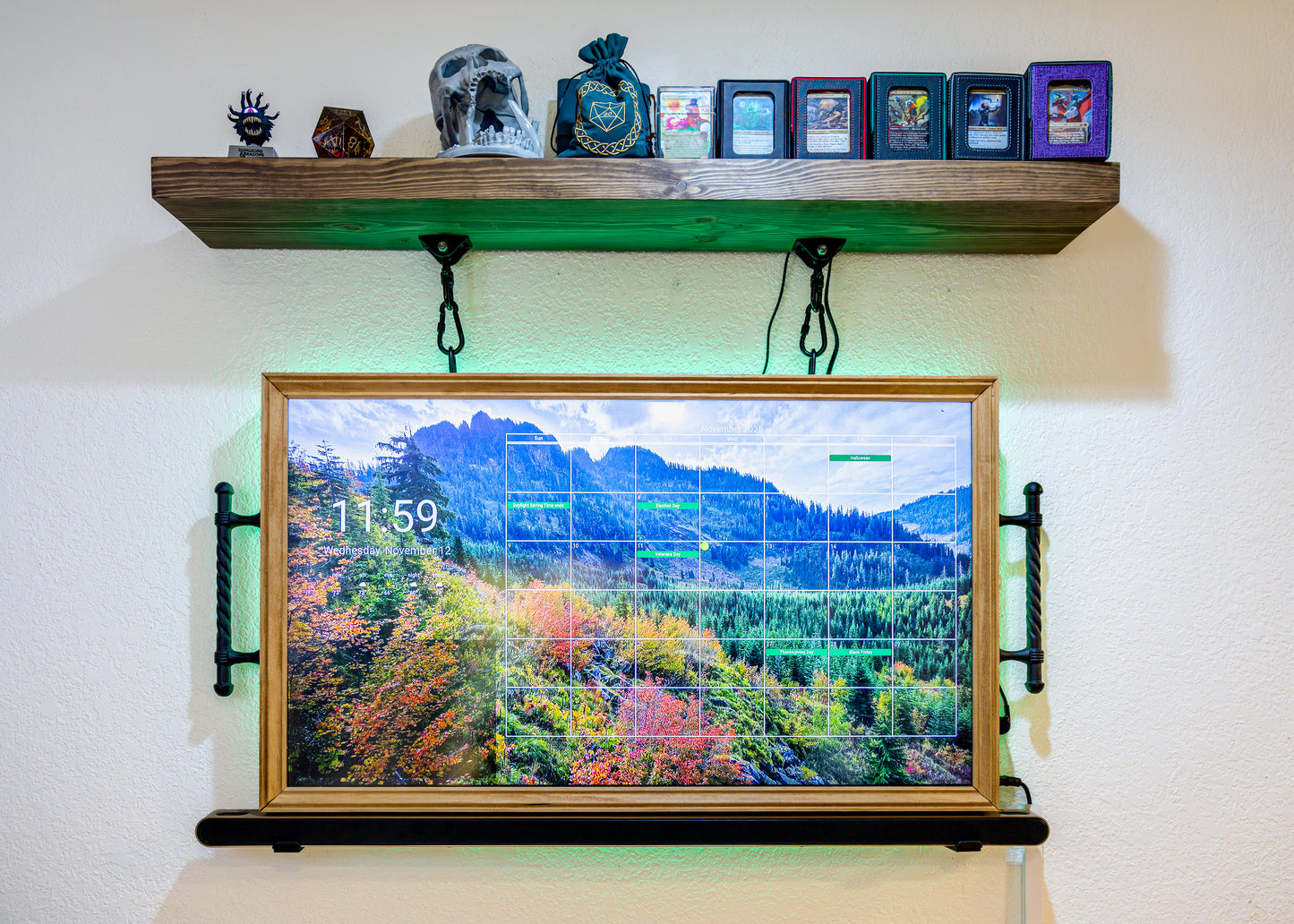 Slim Wall Mounted Version (Floating Shelf Included)